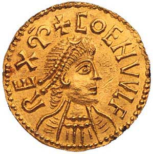 A Saxon coin